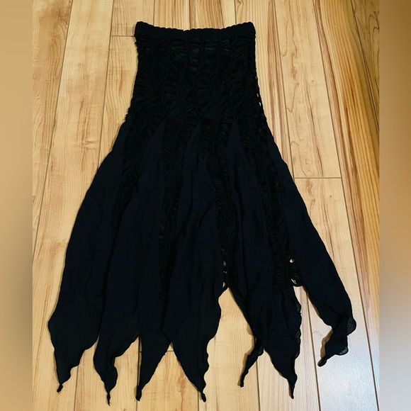 Chic Asymmetrical Black Women's Skirt - Picture 1 of 3